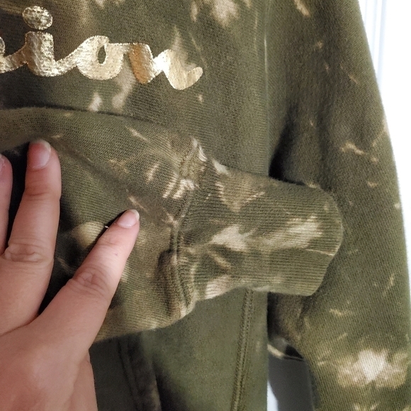 CHAMPION Bleach Dye Reverse Weave Hoodie - Picture 4 of 13